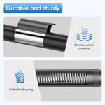 Detailed view of the no-drill spring tension mechanism