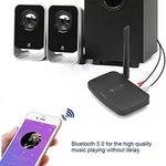 Besign BE-RCA Pro kit content containing receiver unit, user manual, RCA cable, and 3.5mm audio wires