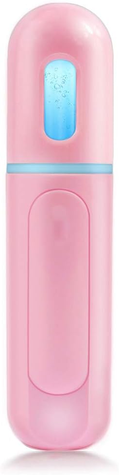 Yunyilan nano facial mister pink front view portable cool mist sprayer