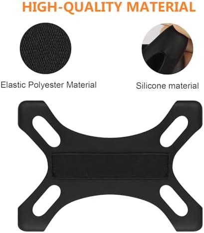 Close up of silicone corner fastener on e-reader