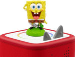 Tonies SpongeBob figurine on a Toniebox audio player
