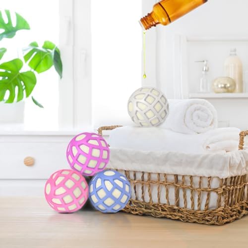 Demonstration of the zero shed silicone exterior protecting the natural wool core of the laundry accessory.