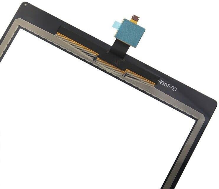 Rear view of the ten point one inch glass touch panel displaying pristine assembly borders