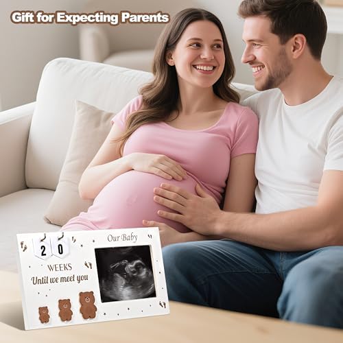 Complete packaging contents of the DACO MIN ultrasound frame including number cards and footprint ink pad.