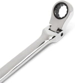 Gearwrench double flex ratcheting wrench head detail