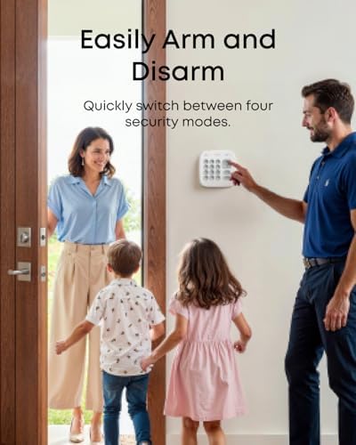 Eufy smart home security keypad showing numeric buttons