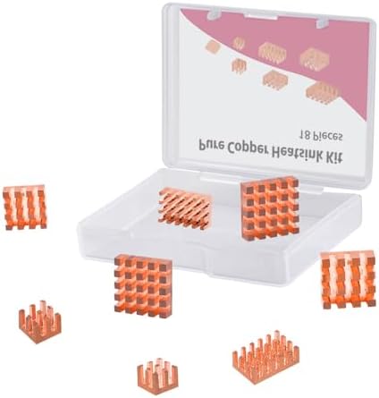 Premium pure copper CPU cooler blocks for microcomputing boards
