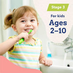 Orajel Kids Super Mario fluoride toothpaste gel texture and berry flavor