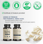 Vinatura Glynac antioxidant supplement ingredient label detail