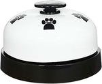 Pet training bell showing non-slip rubber base