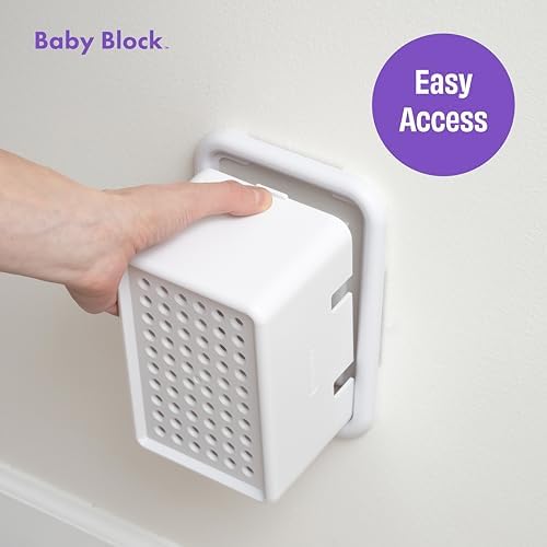 Baby Block outlet cover box installed on wall