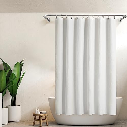 Barossa Design spa-style textured fabric curtain showcasing standard 71 by 72 inches dimensions.