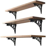 CABDM black shelving bracket angle view