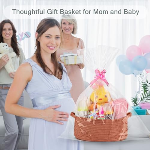 COMSE small storage organizer basket used for baby nursery toy storage