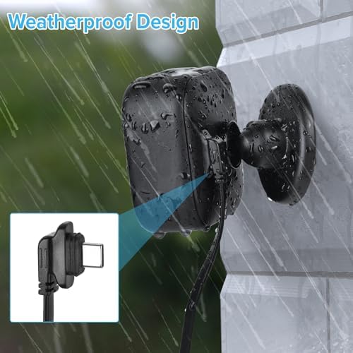 Complete three pack surveillance camera power cord kit with wall chargers displayed.
