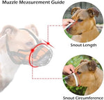 High visibility reflective stitching on Oopsdoggy dog muzzle