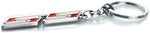 Aimoll stainless steel Super Sport key fob ring in hand