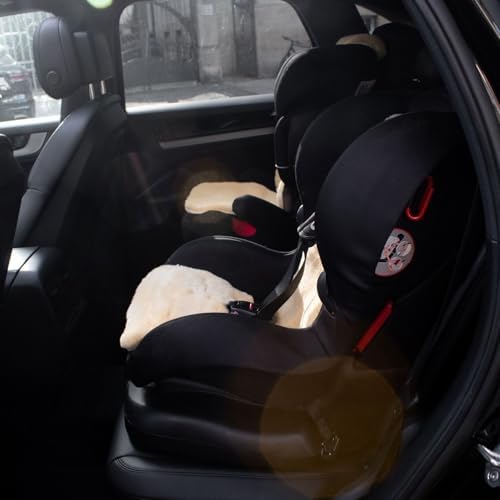 Side profile of Werner Christ lambskin seat cover