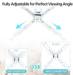 Runhike projector bracket showing cable management system