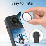 Multi layer coated lens guard repelling water spots and oily fingerprints