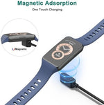 Close up of Oumida magnetic charging pins for Huawei smartwatches