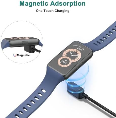 Close up of Oumida magnetic charging pins for Huawei smartwatches