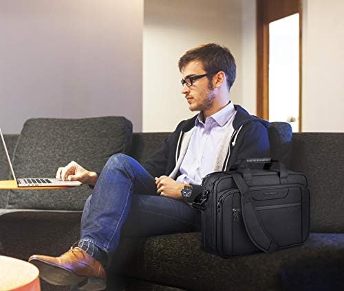 Kroser 17.3 inch laptop bag with padded shoulder strap