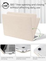 Seorsok minimalist premium no logo cutout laptop sleeve lifestyle view