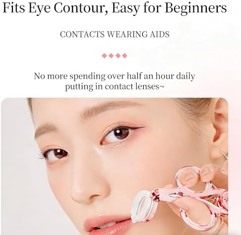 Leleteil contact lens removal tweezers demonstrating safe and hygienic soft lens handling