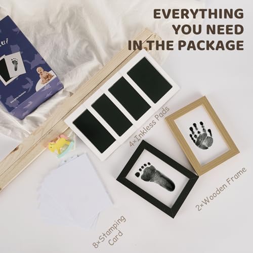 KeaBabies milestone memory kit styled elegantly as a thoughtful baby shower gift idea for new mothers.