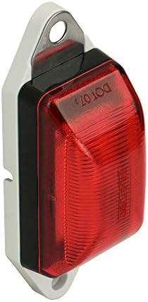 Rear view highlighting the single wire grounding configuration of the Blazer International twelve volt marker light.
