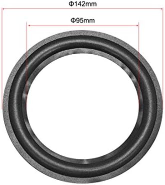 Set of four 5.5 inch speaker foam edges for subwoofer restoration