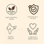 Ayurvedashree chemical free non GMO Suhaga package back label detailing ingredient purity.