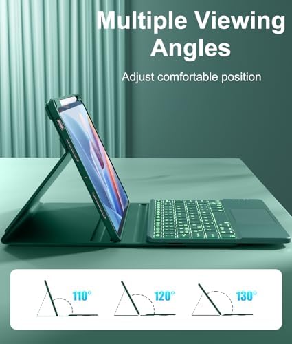 Hamile tablet case top pencil holder detail showing magnetic wireless charging support