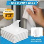 Resealable package of Active appliance cleaning wipes