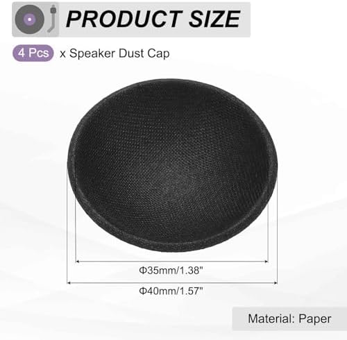 Meccanixity speaker repair cap with glue