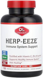 Olympian Labs Herp-eeze immune support capsules supplement facts label