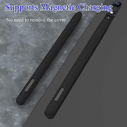 Close up view of the ultra thin magnetic charging side on the premium silicone protective skin cover.
