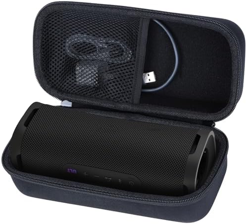 Lebakort protective travel bag opened flat displaying the custom molded interior compartment.