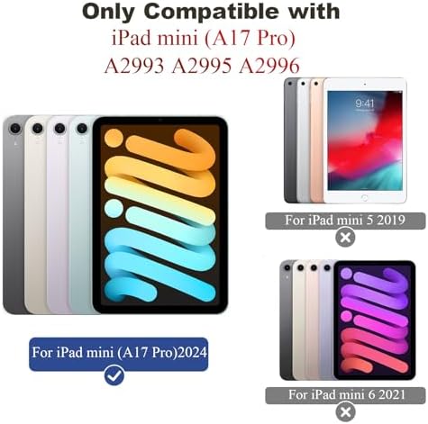 White charging port module replacement for iPad mini 7th generation close up.