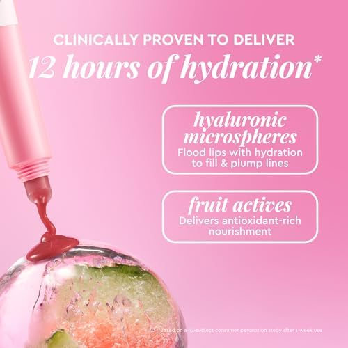Glow Recipe lip treatment open showing balm consistency