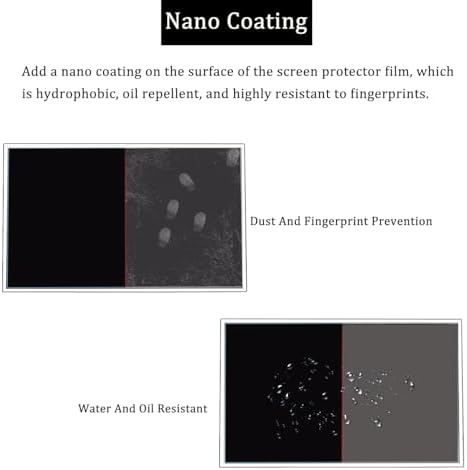 Comparison of screen visibility with and without i-Tensodo blue light filter