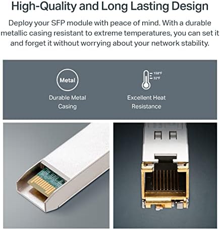 Top view of TP-Link TL-SM5310-T high speed network module