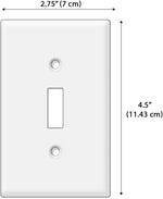 WIRESTER toggle wall plate close up on cat graphic