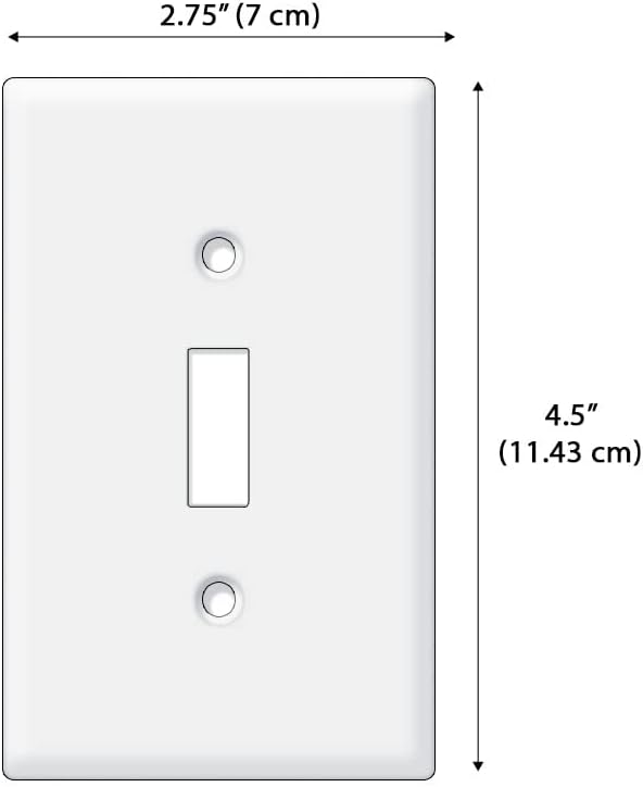 WIRESTER toggle wall plate close up on cat graphic