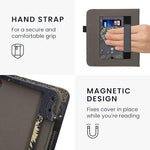 kwmobile Kobo Libra Colour case displayed in stand mode