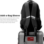 Swissdigital Design College Backpack back view showing 3D ventilation system and ergonomic shoulder straps