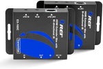 Orei 1080p media extender side panel displaying the HDMI loop out and network cable ports
