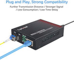 Lynxcel Gigabit media converter kit with included accessories