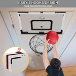 Hyes basketball hoop with spring loaded breakaway rim mechanism